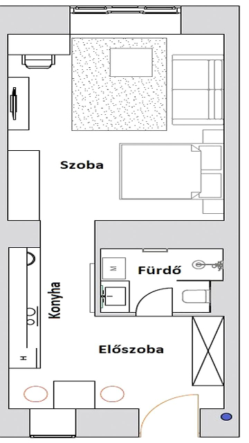 Kiadó Tégla lakás Budapest IX. kerület Belső-Ferencváros Boráros tér