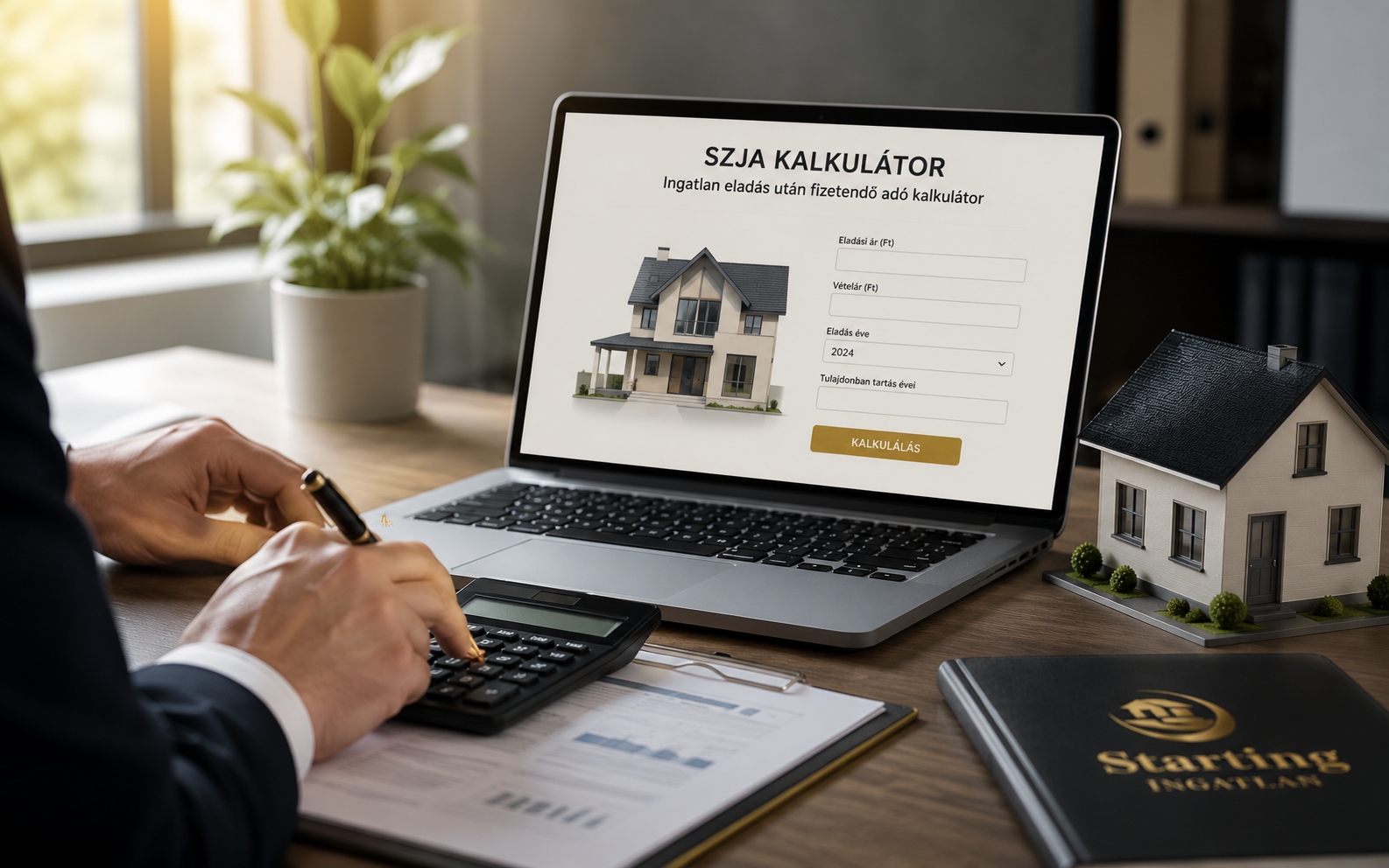 INGATLAN ELADÁS UTÁN FIZETENDŐ SZJA KALKULÁTOR! borítókép